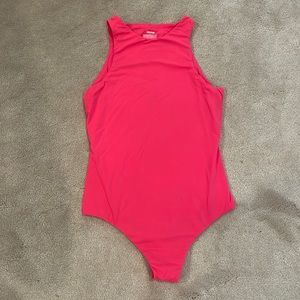 Skims hot pink fits everybody bodysuit